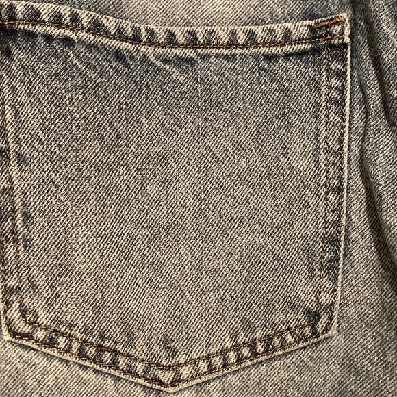 Pacsun Two Tone Denim High Waisted Straight Leg Dad Jeans - Picture 6 of 12